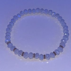 White and gold bracelet